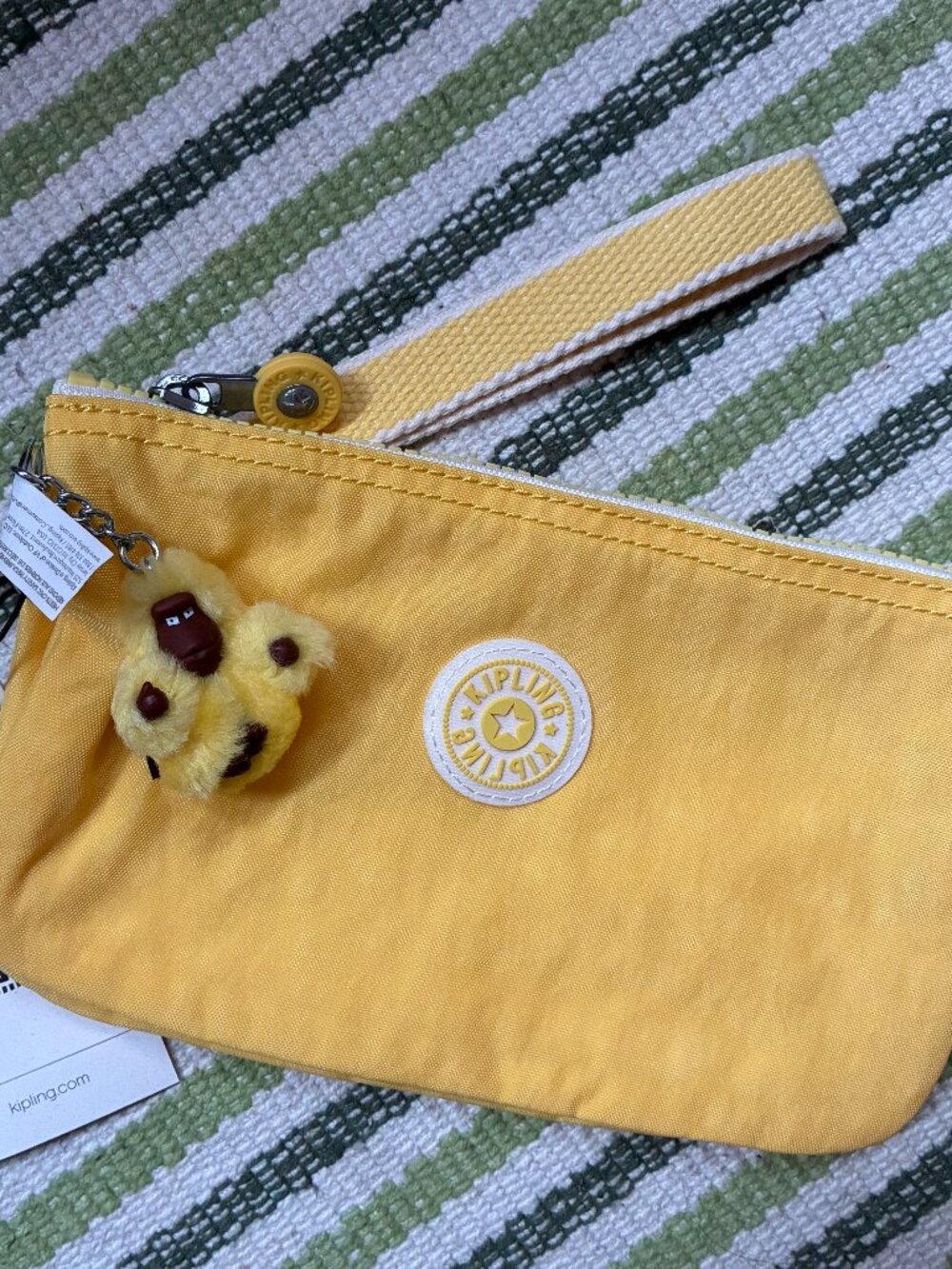 NWT Kipling 3-zip Wristlet